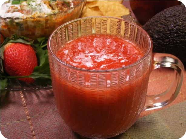 Icy Strawberry Slush