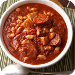 Chicken Cassoulet-Style Soup
