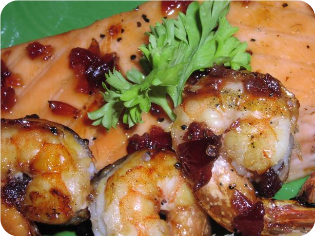 Red Lobster Maple-Glazed Salmon &amp; Shrimp