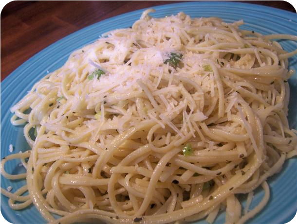Ginger Garlic Linguine