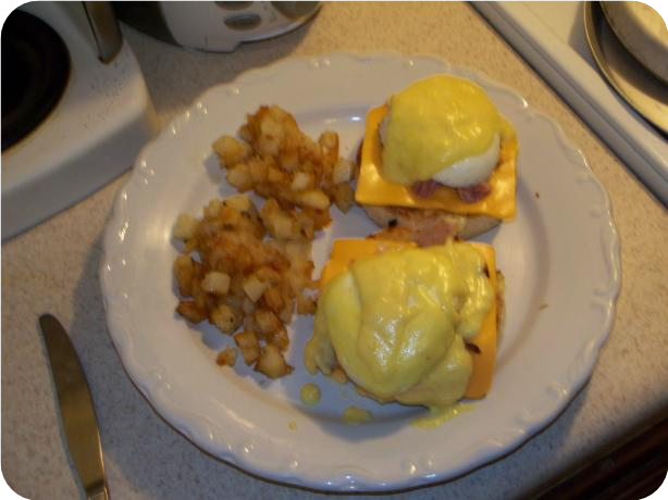 Eggs Benedict. Quick and Delicious.