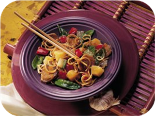 Chinese Pork and Pasta