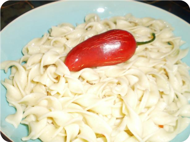 Oodles of Noodles - Garlic and Hot Pepper Variation