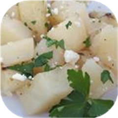 Greek Garlic-Lemon Potatoes