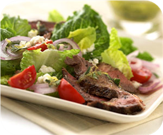 Mediterranean Beef Salad with Lemon Vinaigrette
