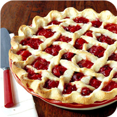 Cherry-cranberry pie 