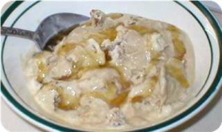 Bacon Ice Cream with Maple Syrup