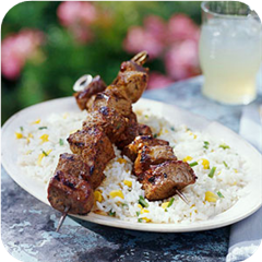 Moorish Lamb Kabobs