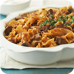 Beef Stroganoff Casserole