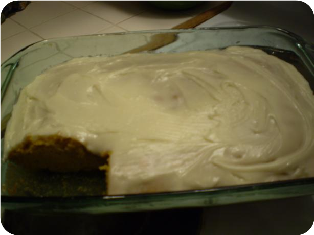 Frosted Pumpkin Bars