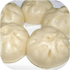 Chinese Steamed Buns With BBQ Pork Filling