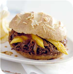 Tangy barbecue beef 