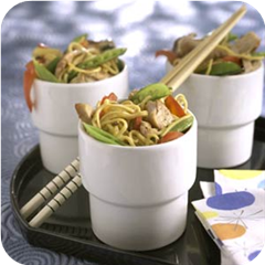 Ginger Chicken Noodle Bowl