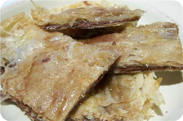 Chocolate Hazelnut Phyllo Dessert Fit for Queens