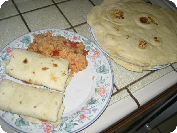 Aunt Sharleen's Flour Tortilla Receipe# 1