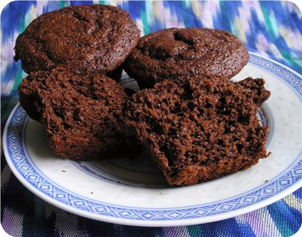 Cocoa Banana Muffins