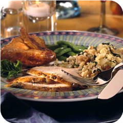 Pacific Northwest Herb Chicken with Roasted Pear Couscous