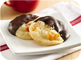 Dark Chocolate Apricot Cookies