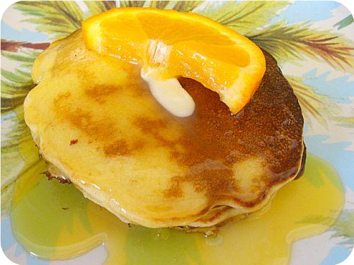 Orange Dessert Pancakes