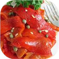 Roasted Bell Peppers with Simple Vinaigrette