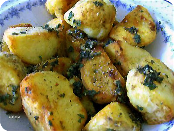 Roasted Potatoes With Sage and Garlic