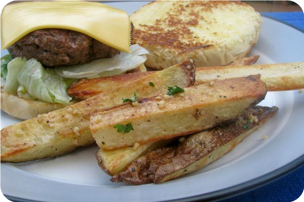 Oven Roasted Garlic Fries