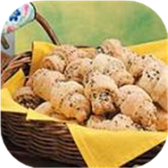 Basil Garlic Crescents