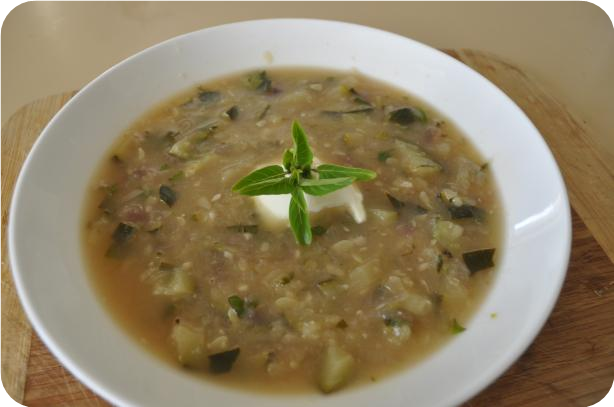 Basil & Zucc Soup