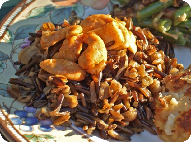 Wild Rice With Spicy Pecans