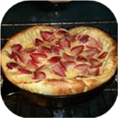 Skillet Strawberry Pancake