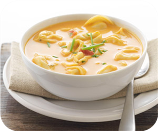 Tomato-Tortellini Soup