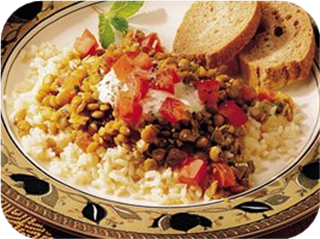 Indian Lentils and Rice