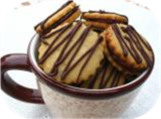 Hazelnut-Espresso Sandwich Cookies