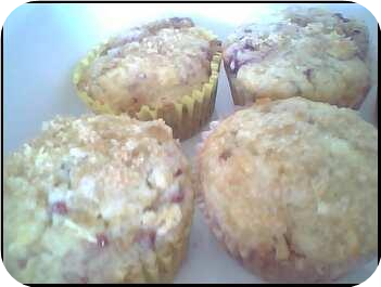 Raspberry Cream Muffins