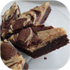 Michelle's Peanut Butter Marbled Brownies