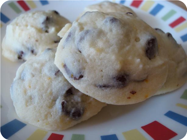 Orange Cream Cheese Chocolate Chip Cookies