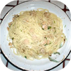 paghetti with White Clam Sauce