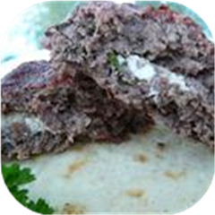 Feta-Stuffed Hamburgers