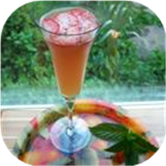 Juicy Fruit Punch with Champagne