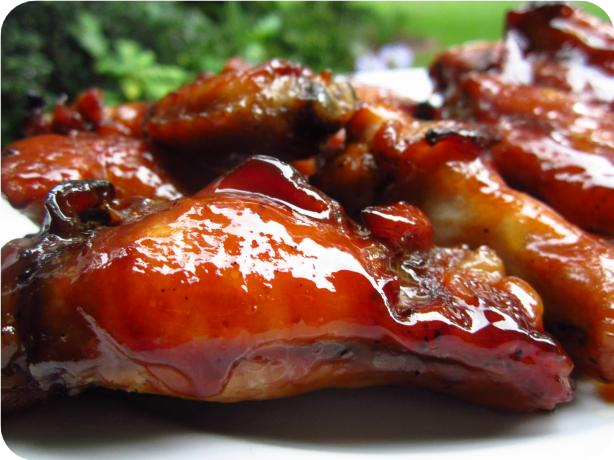 Caramelized Baked Chicken Party Wings