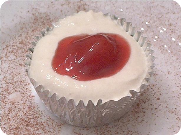 Tina's Black Forest Mini Cheesecakes