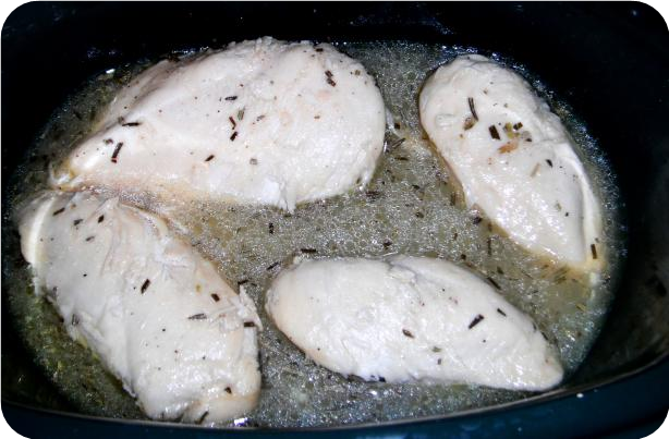 Crock Pot Lemon-Rosemary Chicken