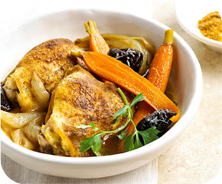 Slow-Cooked Moroccan Chicken