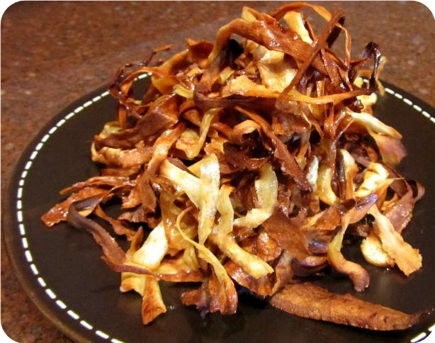 Crunchy Parsnip Ribbons