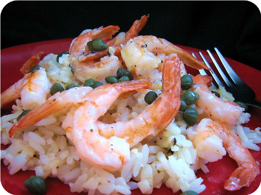 Sauteed Shrimp with Lemon and Garlic
