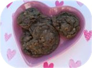 Chocolate Fudge Cookies With Toffee & Dried Cherries