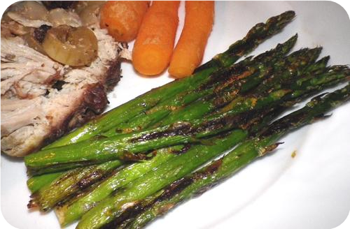 Grilled Asparagus With Lemon and Garlic