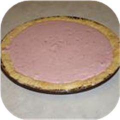 Frozen Cranberry Velvet  Pie