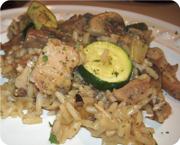 Rice and Mushroom Casserole