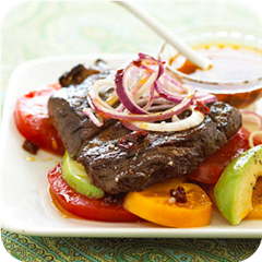 Chipotle Steak and Tomatoes